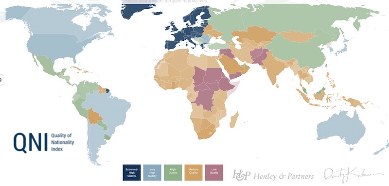 QNI - Quality of Nationality Index