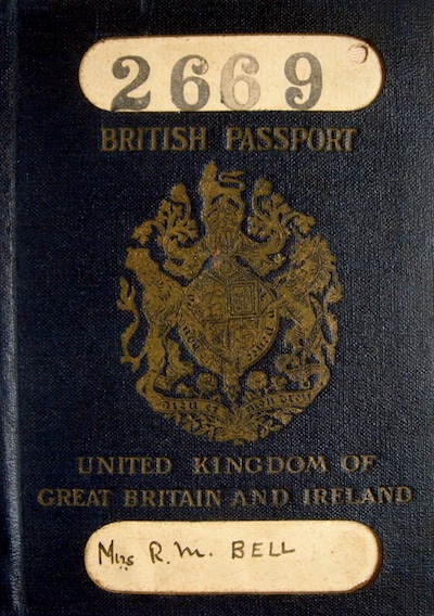 1924 UK Passport