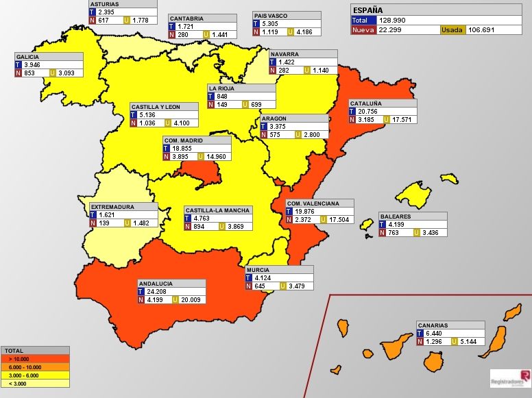 Spain property prices