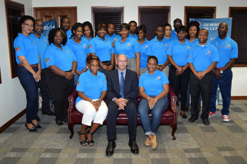 Staff of the CIU St Kitts and Nevis
