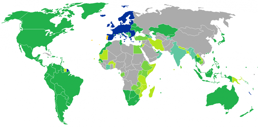Portugal visa free countries