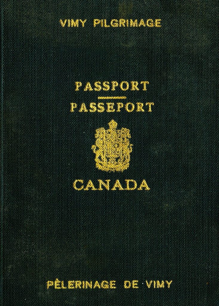 1936 Vimy Passport
