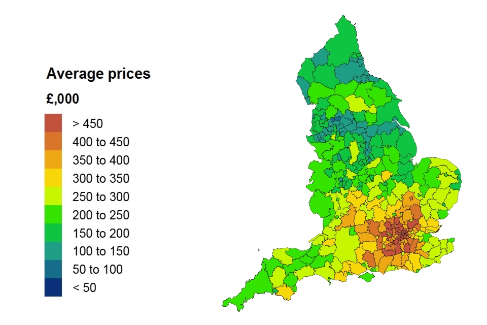 Average property prices